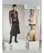 Vogue NY The Collection Top Skirt Sewing Pattern 2704 Size 8 10 12 - £13.24 GBP