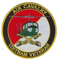 ARMY AIR CAVALRY  VIETNAM VETERAN  4&quot; EMBROIDERED MILITARY PATCH - $29.99