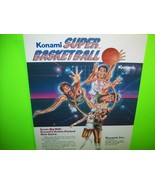Super Basketball Arcade FLYER Original 1984 Video Game Vintage Retro Art... - £22.48 GBP