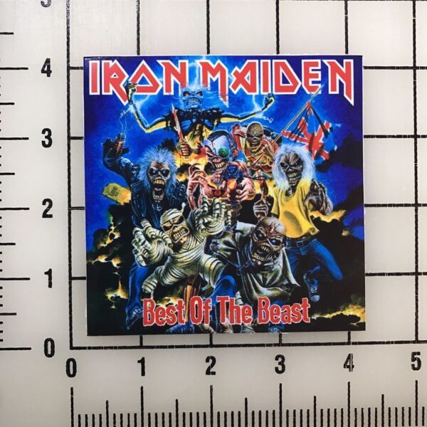 Iron Maiden Best Of The Beast 4"" Wide Vinyl Decal Sticker New
