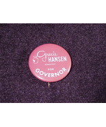 1970 Gracie Hansen Democrat For Governor Oregon Campaign Pinback Button,... - £11.76 GBP