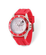 Disney Adult Mickey Mouse Oh Boy! Red Silicone Watch - $154.37 CAD