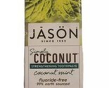Toothpaste JASON Simply Coconut Strengthening , Coconut Mint, 4.2 Ounce ... - $12.86