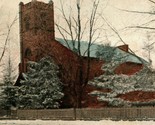 Trinity Church Mineral Point Wisconsin WI 1900s UDB Vtg Postcard Kropp Pub - $9.76