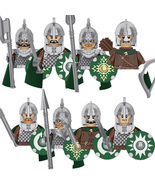 8Pcs Military Building Blocks Solider Figures Weapons Shield Knight XP355-XP362