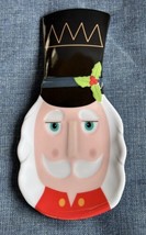 NUTCRACKER Christmas Melamine Kitchen Spoon Rest 8” New - $12.99