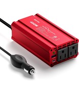 Bestek 400W Car Power Inverter Dc 12V To Ac 110V Car Plug T-Type Sine Wave - $58.93