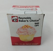 Reynolds Baker&#39;s Choice Cupcake Cups VTG 1980s 80s 90s 1990s Prop Kitche... - £20.45 GBP