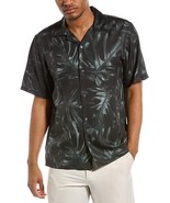 Theory Men&#39;s Noll Bold Palm Print Camp Collar Shirt in Balsam Multi M047... - $96.00 CAD
