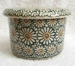 Ceramika Artystyczna BOLESLAWIEC Poland Covered Jar MA156 - $27.00