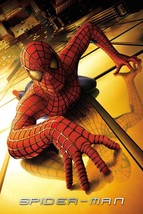 2002 Spiderman Movie Poster 11X17 Peter Parker Tobey McGuire Goblin Marvel  - £9.10 GBP