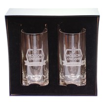 Vintage Collector Beer Glasses Molson 1786-1986 200 Ans d&#39;Excellence New in Box - £18.96 GBP