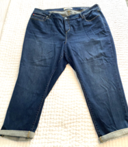 Slink Curvy Dark Wash Boyfriend Jeans Size 22 - $37.99