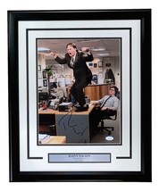 Rainn Wilson Signed Framed 11x14 The Office Dwight Schrute Manager Photo JSA - £115.29 GBP