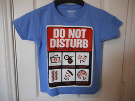 Boys Graphic T Shirt Size X-Small 4/5  Do Not Disturb Unless You Have: - £5.68 GBP
