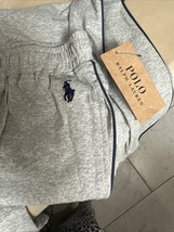 Polo Ralph Lauren Sweatpant Gray Joggers Drawstring Lounge Pants BNWT $60 - $42.29