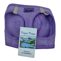 American River Ultra Choke Free Harness Doggie Designs Paisley Purple Small NWT - £10.04 GBP