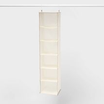 Brightroom 6 Shelf Hanging Closet Organizer Tan Fabric Storage - €10,68 EUR Brightroom 6 Shelf Hanging Closet Organizer Tan Fabric Storage - €10,68 EUR