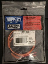 NEW TRIPP LITE N304-003 Duplex Multimode 3 Ft 90cm Fiber Patch Cable SC/... - $9.99