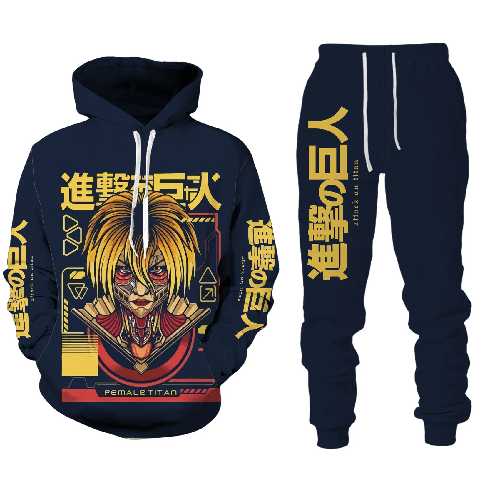 Japanese  Hoodies Jogger Pants Men&#39;s Trauit Casual Sweatershirts Streetwear  Pri - £191.16 GBP