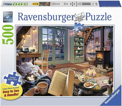 Cozy Retreat 500 Piece Large Format Jigsaw Puzzle for Adults  - £36.62 GBP