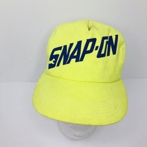 Vintage SNAP ON TOOLS K Products Hat Cap Snapback Made in USA Neon Green... - £20.31 GBP