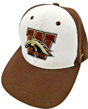 Western Michigan University Broncos WMU Brown/White hook &amp; loop Zephyr Hat - £12.81 GBP