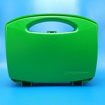 Playmobil Green Take Along Carry Case Storage Travel Geobra 2016 Plastic - $5.19