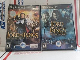 Lord of the Rings- PS2 Lot The Two Towers &amp; The Return of the King - Both CIB - £23.08 GBP