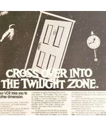 1987 Twilight Zone VHS Order Form Horror Sci-Fi Advertisement Vintage Fi... - €21,46 EUR 1987 Twilight Zone VHS Order Form Horror Sci-Fi Advertisement Vintage Fi... - €21,46 EUR