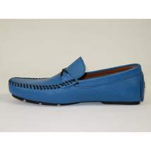 Men's Driving Shoes GENIO Turkey Casual Dress Genuine Leather 120747871 Blue image 4