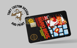 2 Pc Credit Card Skin &amp; Debit Card Super Mario Bros - £7.12 GBP
