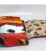 Disney Pixar Cars Rusteze Speed Lightning McQueen Throw Blanket &amp; Throw ... - £20.76 GBP