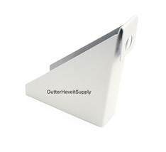 Package of 1 - 5 inch Steep Gutter Wedge White - $7.95