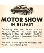 1954 Harry Ferguson Motor Show Belfast Ireland Advertisement Automobilia... - £11.82 GBP