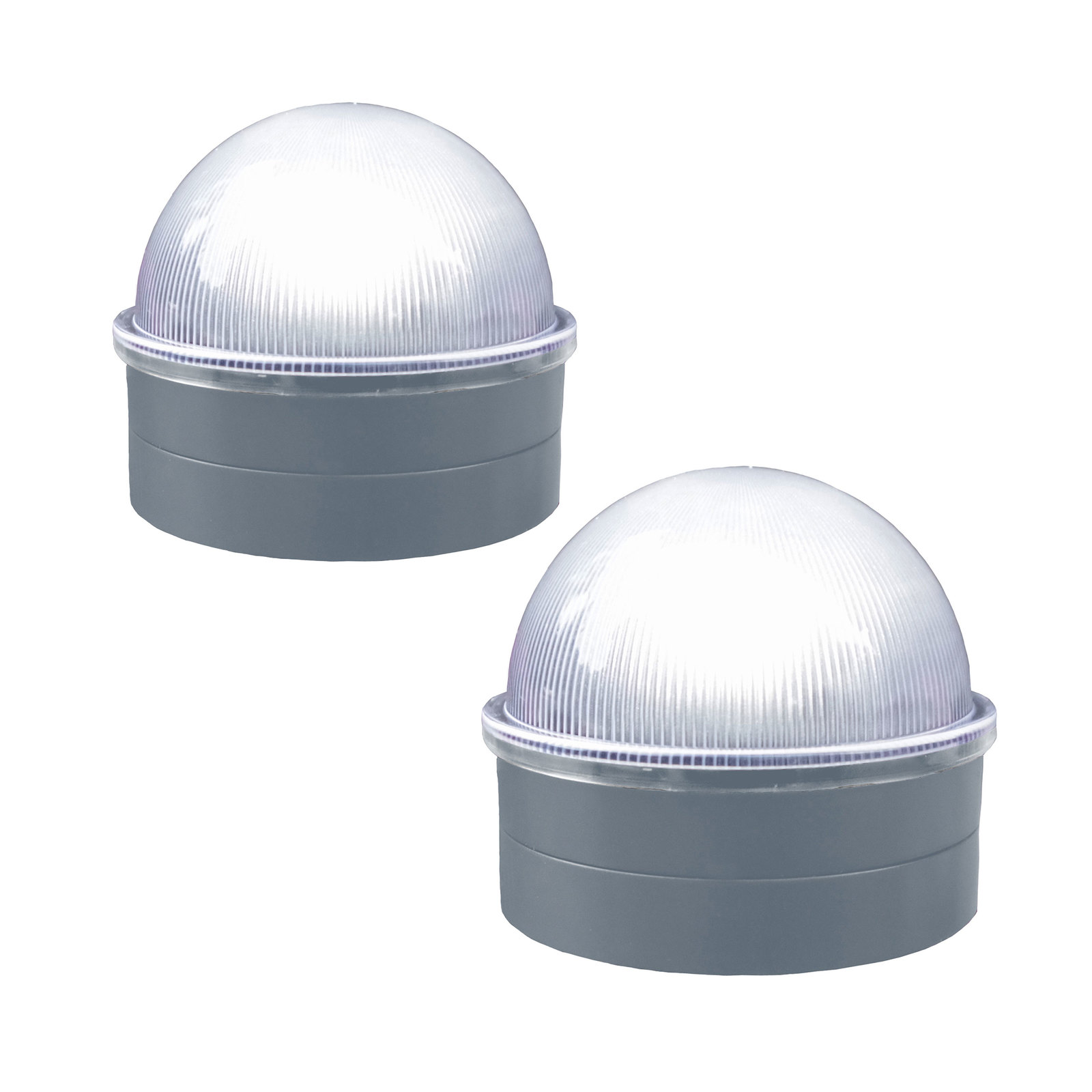 Classy Caps Silver Chainlink Summit Solar Post Cap CH2233S (2 Pack) - £24.76 GBP