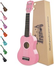 Trendy Soprano Ukulele For Beginners 21 Inch Hawaiian Wood Ukelele For, ... - $51.94