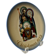 Hummel Christmas Collector Wall Plate 1973 By Schmid Bros Limited Edition - $10.36