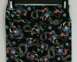 New LuLaRoe One Size Leggings Black With Colorful Paisley &amp; Floral Design - £12.20 GBP