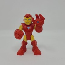 Marvel Playskool Super Hero Adventures Iron Man 2010 Mini 2.5&quot; - £6.17 GBP