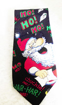 Hallmark Santa Laughing Tie - 100% Polyester - Made in the USA - Free Sh... - $12.19