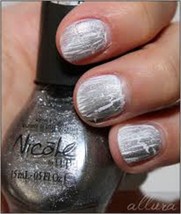 1 OPI Nail Polish Laquer Silver Texture NI 378 Nicole - $10.99