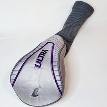 Wilson Ultra 1 Golf Club Driver Head Cover Gray Purple - £7.43 GBP