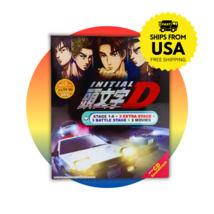 Initial D Complete Stage 1-6 +3 Movie +3 Extra Stage +3 Battle +Cd Ost Anime Dvd - £36.32 GBP
