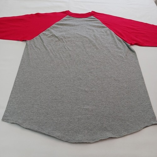 Augusta Sportswear Men's Red & Gray Cotton Blend Reglan T-Shirt Adult Size XL  Item image 5