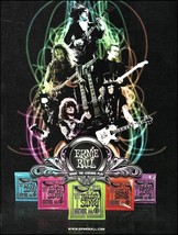 Ernie Ball Guitar Strings ad Slash Angus Young Jimmy Page Eric Clapton Steve Vai - £3.37 GBP