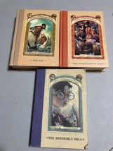 Lemony Snicket A Series of Unfortunate Events lot of 3 books 4,12,13 HC &amp; PB - £9.54 GBP