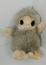 Plush tan beige brown troll monster doll big nose Soft Things vintage bigfoot - £15.53 GBP