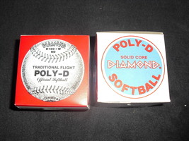 Diamond D-100 Traditional Flight Poly D Official Softball BRAND NEW LOT OF 2 - £12.39 GBP