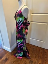 Nwot Topshop Multi Color Spaghetti Strap Slip Dress Sz 12 - $78.21